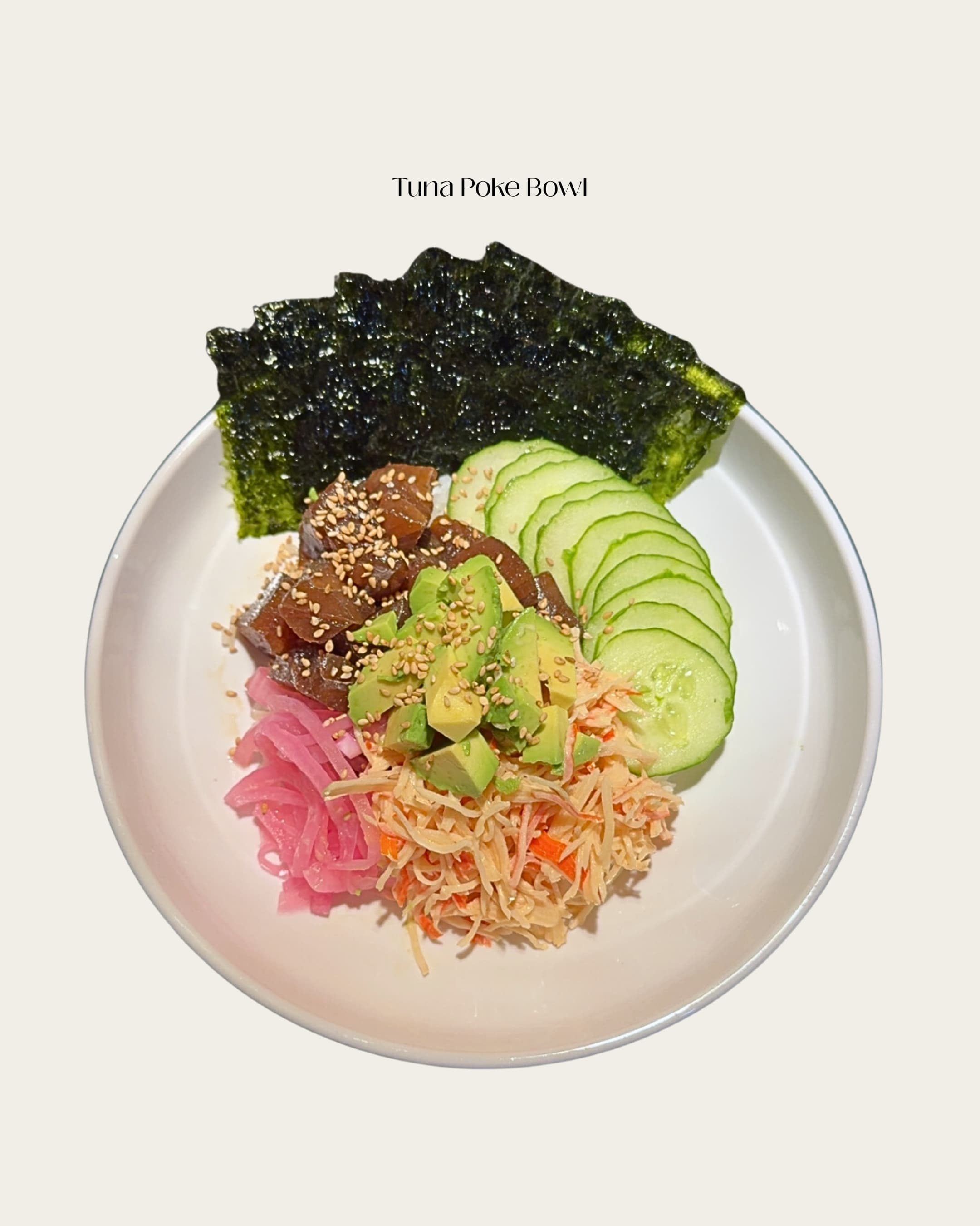 Tuna poke bowl